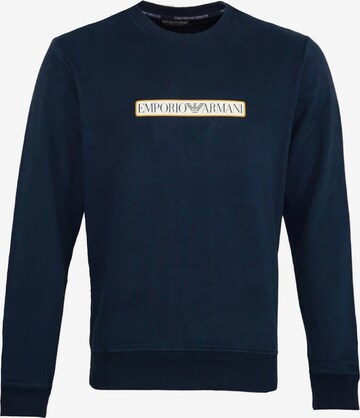 Emporio Armani Sweatshirt in Blauw: voorkant