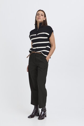 b.young Loose fit Trousers with creases 'BYDANTA ' in Black