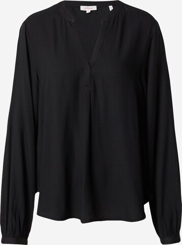 s.Oliver Blouse in Zwart: voorkant