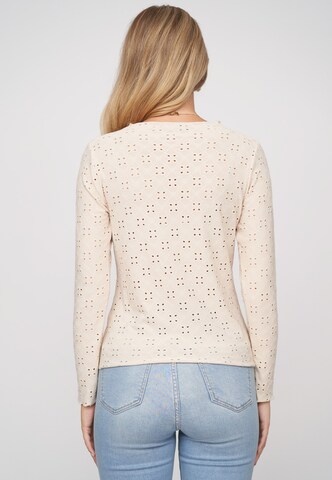T-shirt Cloud5ive en beige : derrière