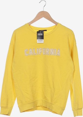 SET Sweatshirt & Zip-Up Hoodie in XL in Yellow: front