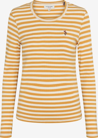 U.S. POLO ASSN. Shirts ' Chanett ' i gul: forside