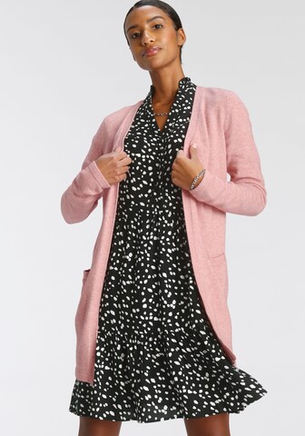 TAMARIS Knit Cardigan in Pink: front
