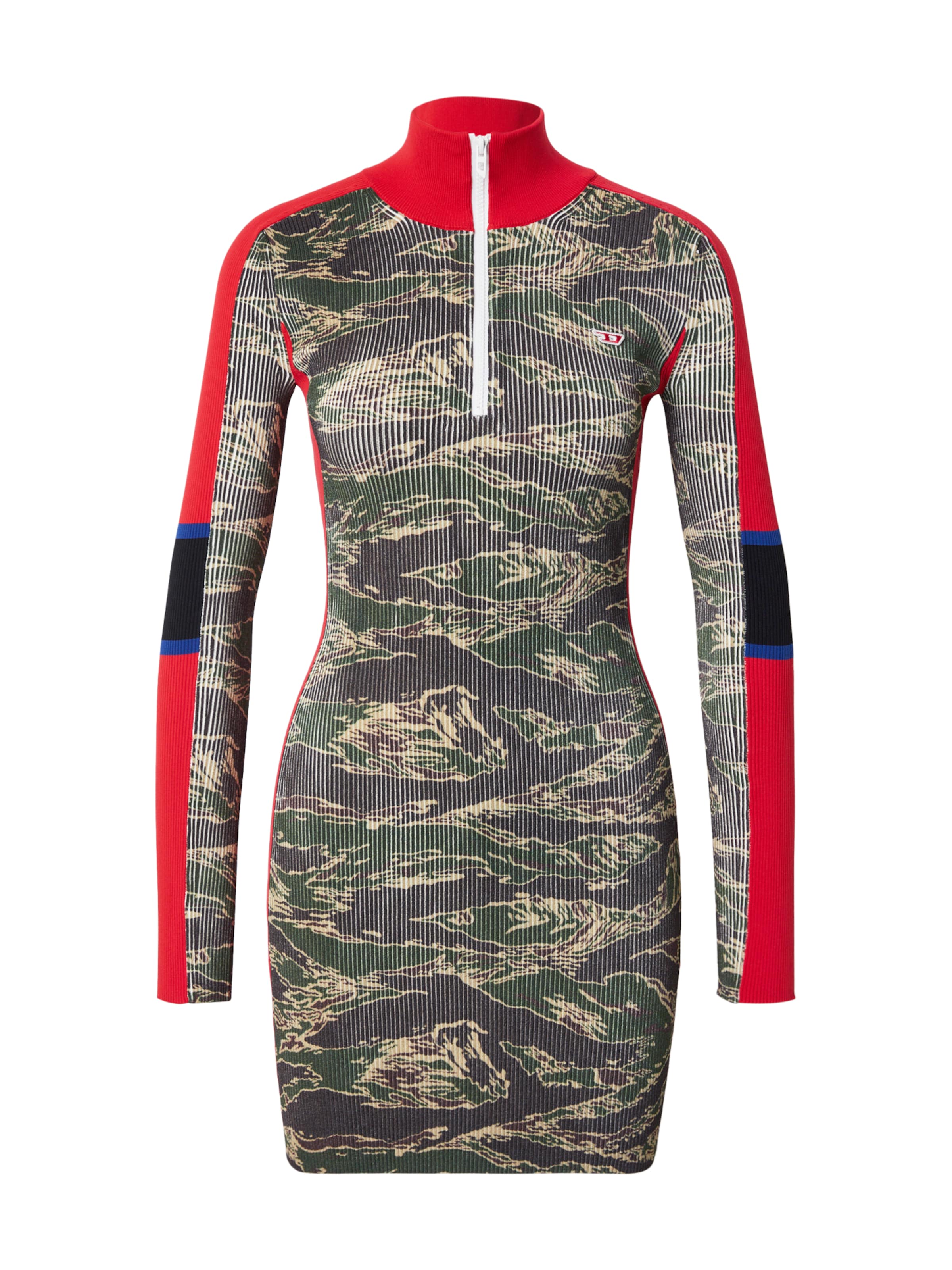 DIESEL Jurk &#x27;CAMOK&#x27; in Groen: voorkant