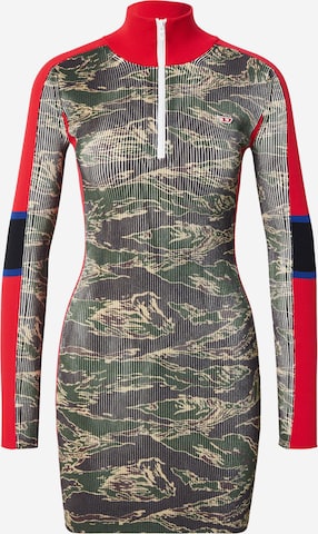 žalia DIESEL Suknelė 'CAMOK': priekis