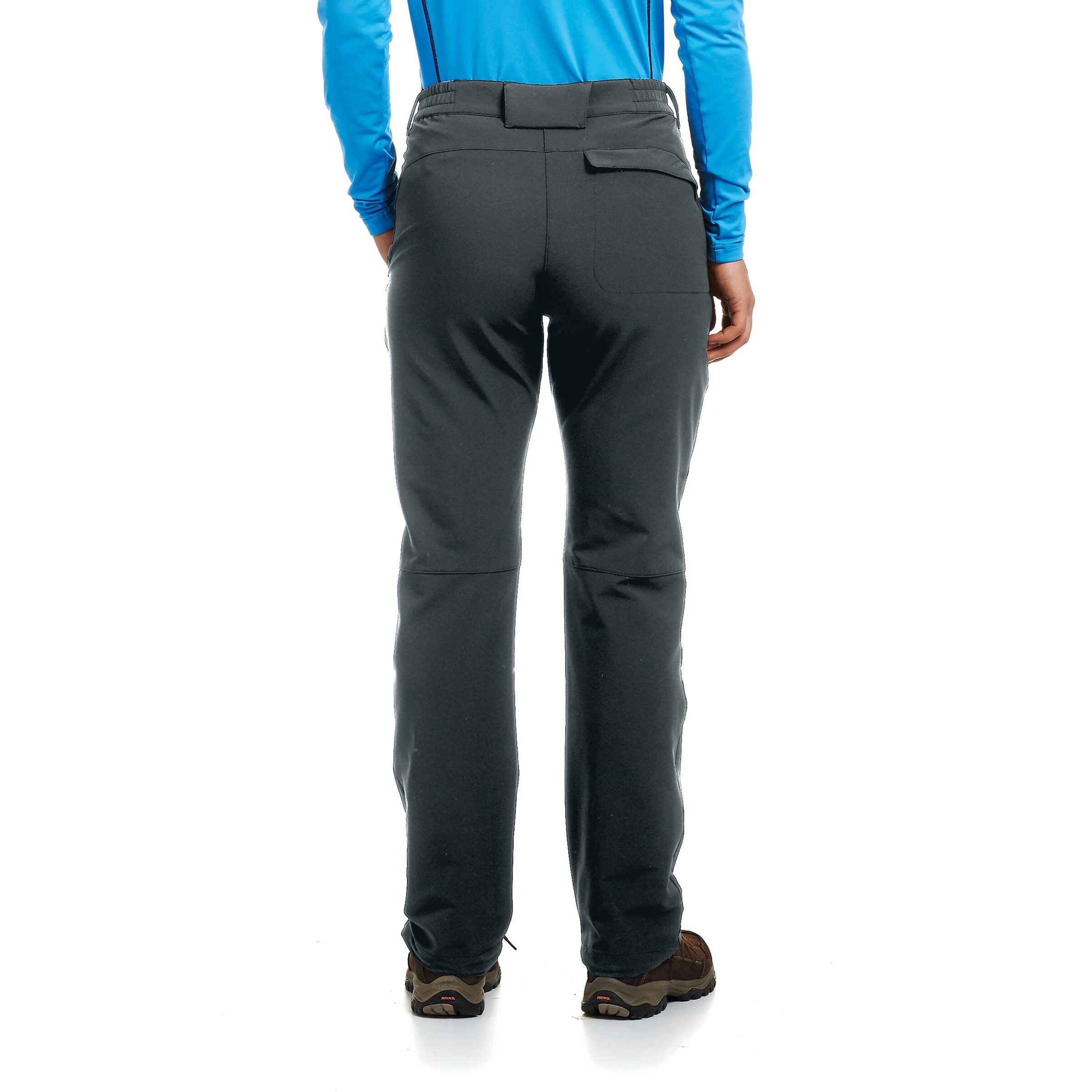 Maier Sports Regular Outdoor Pants 'Helga' in Grey