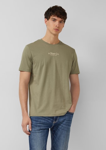 Tricou de la s.Oliver pe verde: față