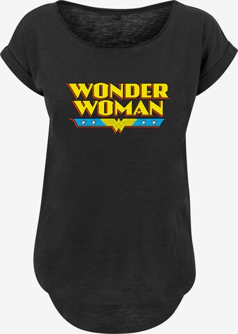 F4NT4STIC Shirt 'Wonder Woman' in Black: front