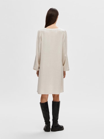 SELECTED FEMME Dress 'Viva' in Beige