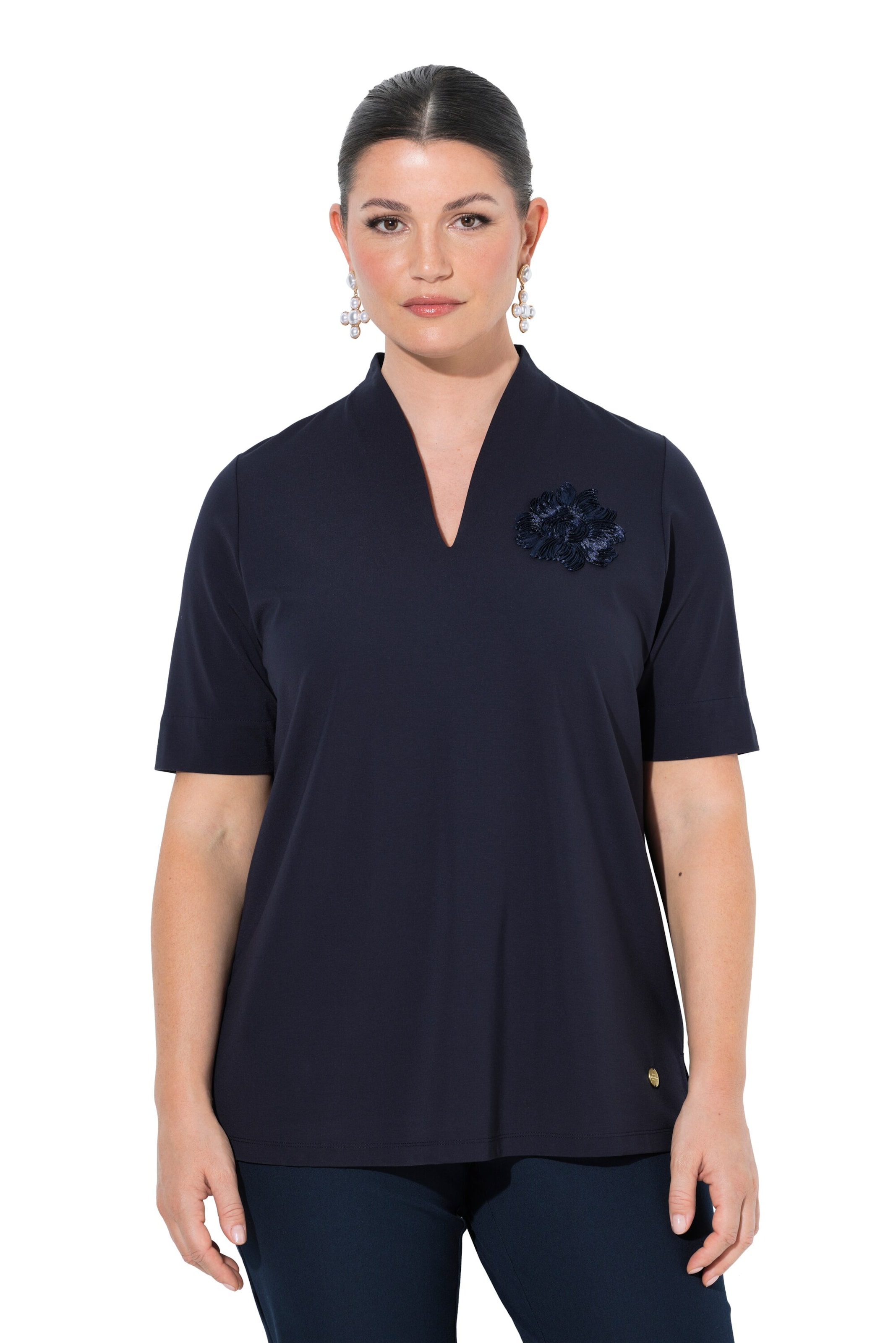 Ulla Popken Shirt in Blue: front