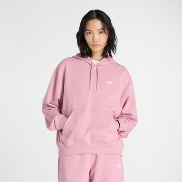 new balance Sweatshirt in Pink: front