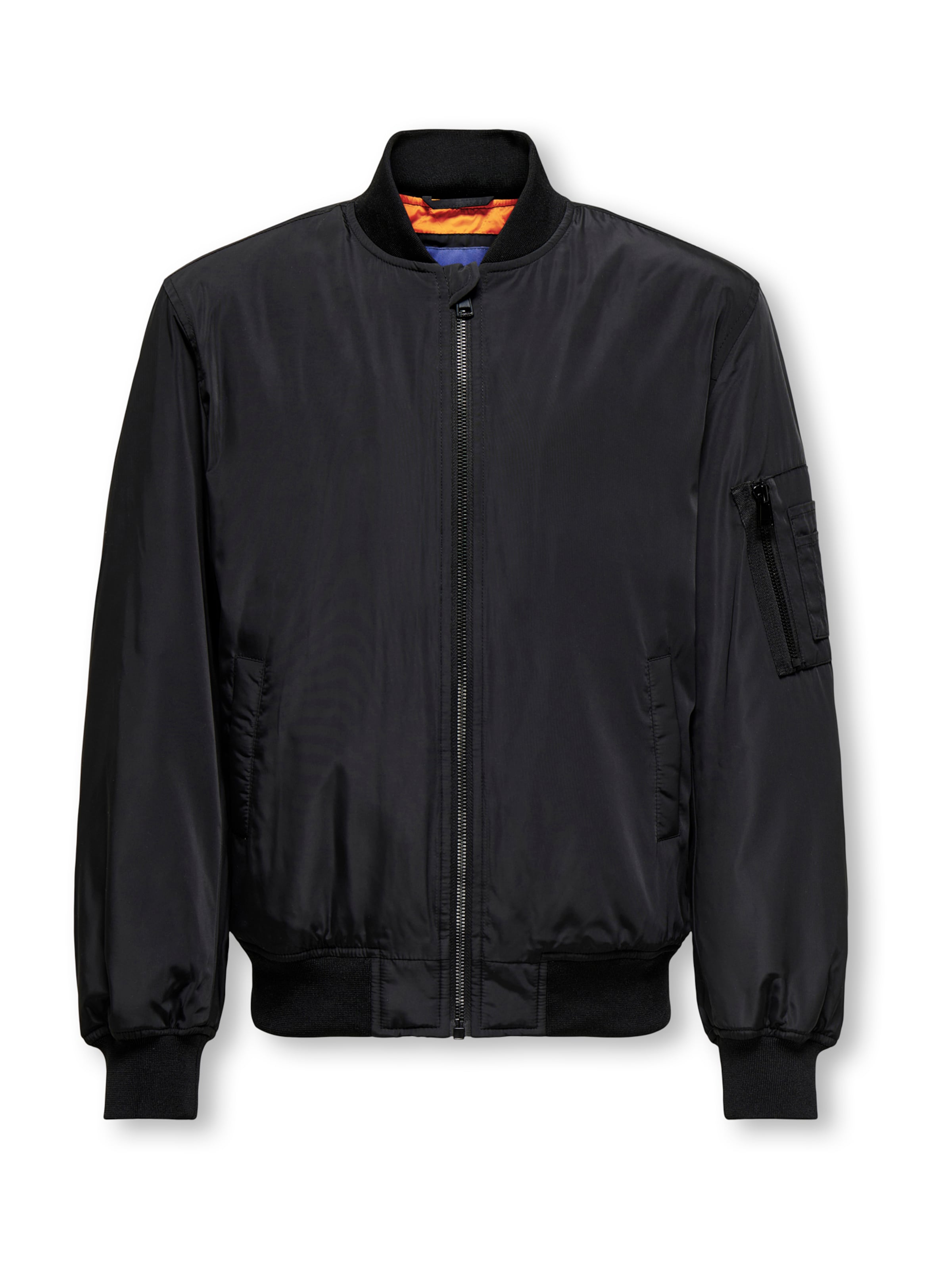 Only & Sons Junior Välikausitakki 'OSJJOSHUA' värissä musta: etupuoli