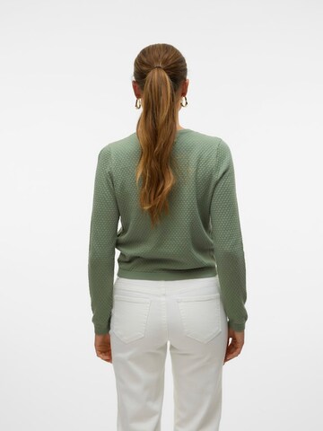 VERO MODA Strickjacke 'Care' in Grün
