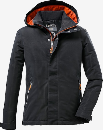 KILLTEC Outdoorjacke in Schwarz: predná strana