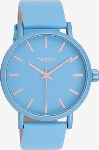 OOZOO Analog Watch in Blue: front