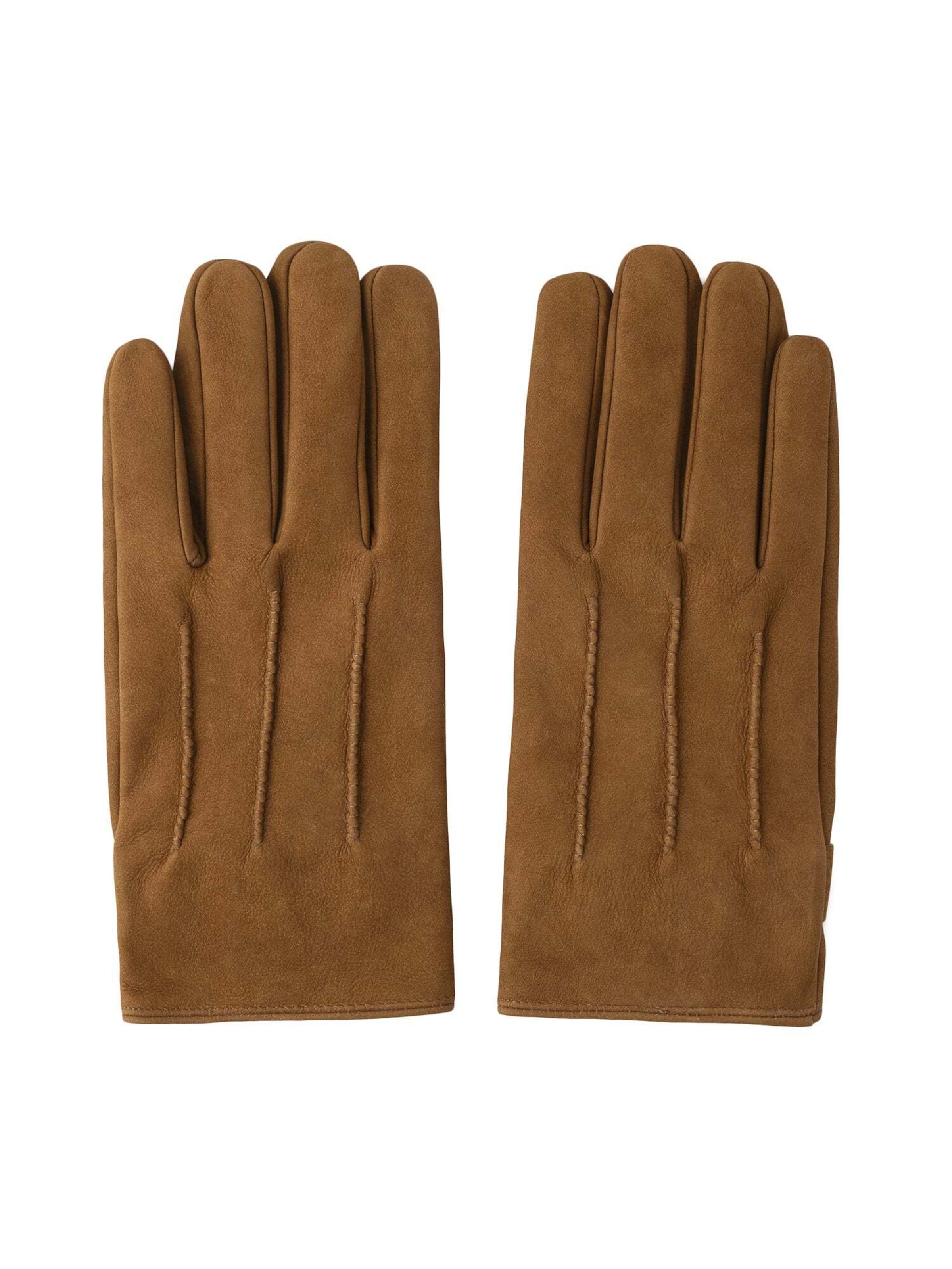 Hackett London Vingerhandschoenen 'Commuter' in de kleur Karamel, Productweergave