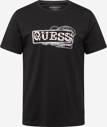 GUESS - Camisa em preto: frente