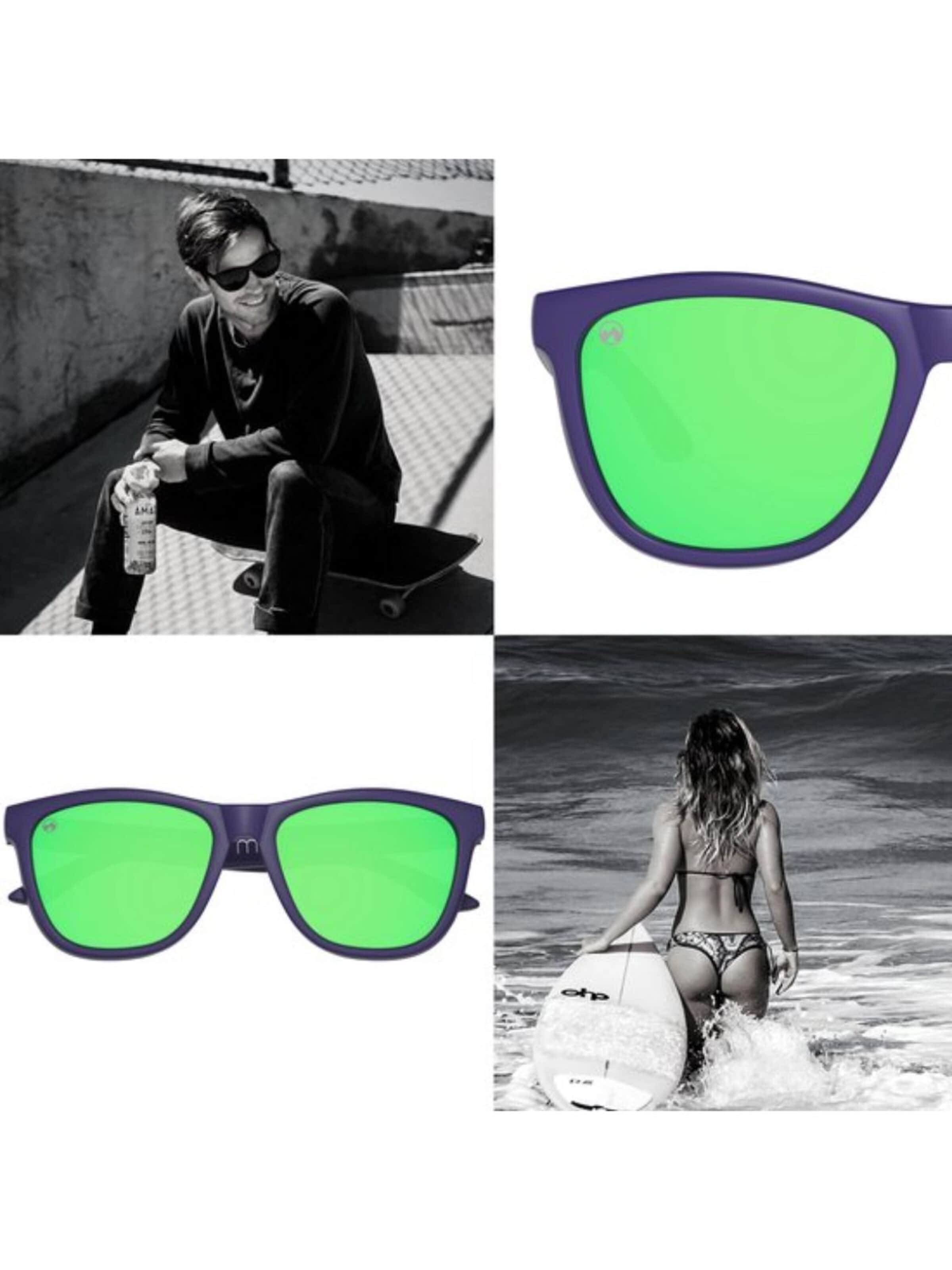 Mowmow - Gafas de sol deportivas 'MowMow Opal LIMITED Sunglasses - Polarized - Men - Women' en verde
