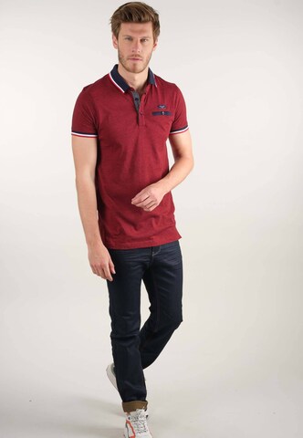 T-Shirt 'Drexler' Deeluxe en rouge
