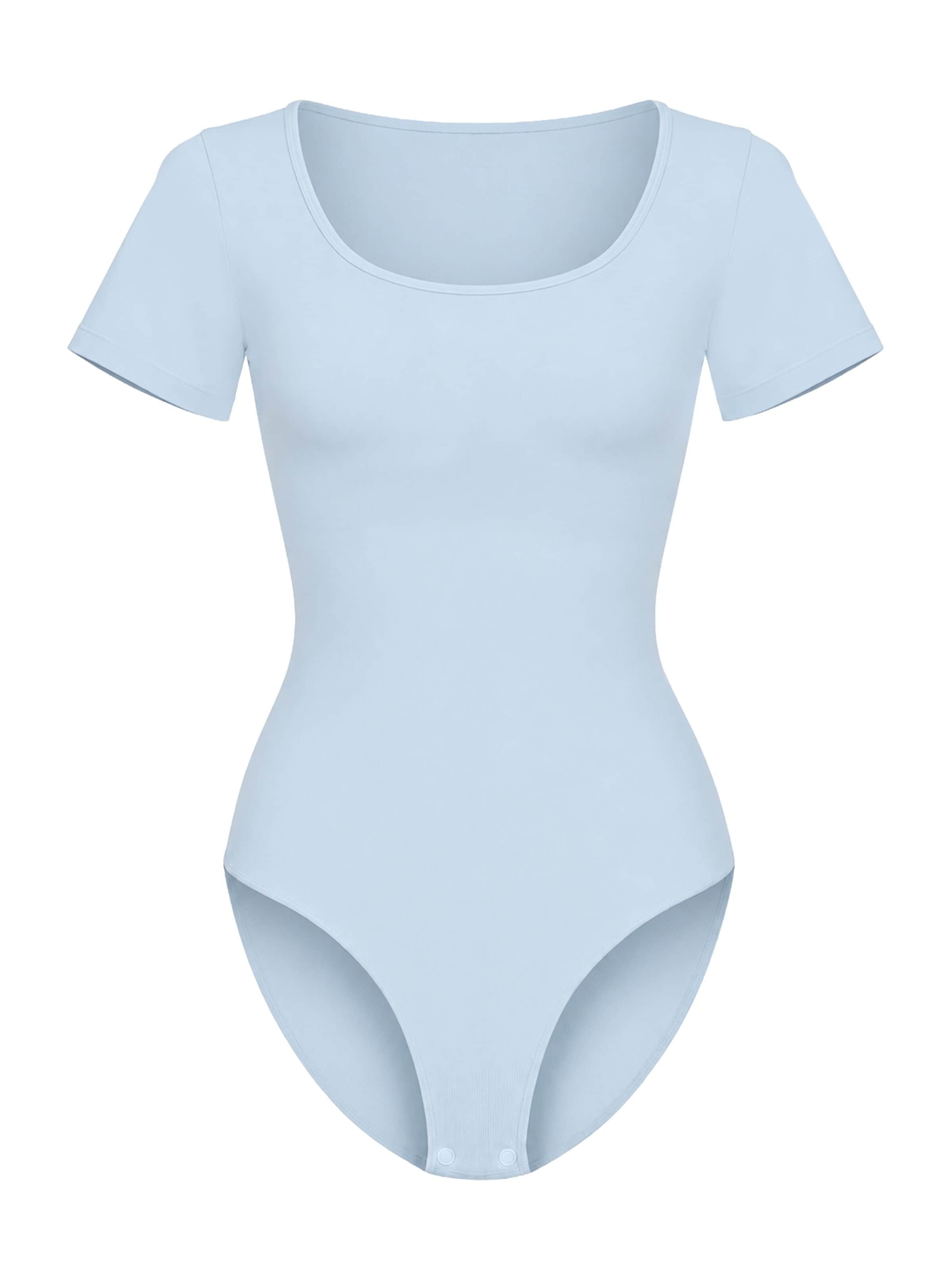 cfab Shapingbody 'Tshirt Sculpting Bodysuit with Slip'‌‌‌‌‌‌‌‌‌ in XS in himmelblau, Produktansicht