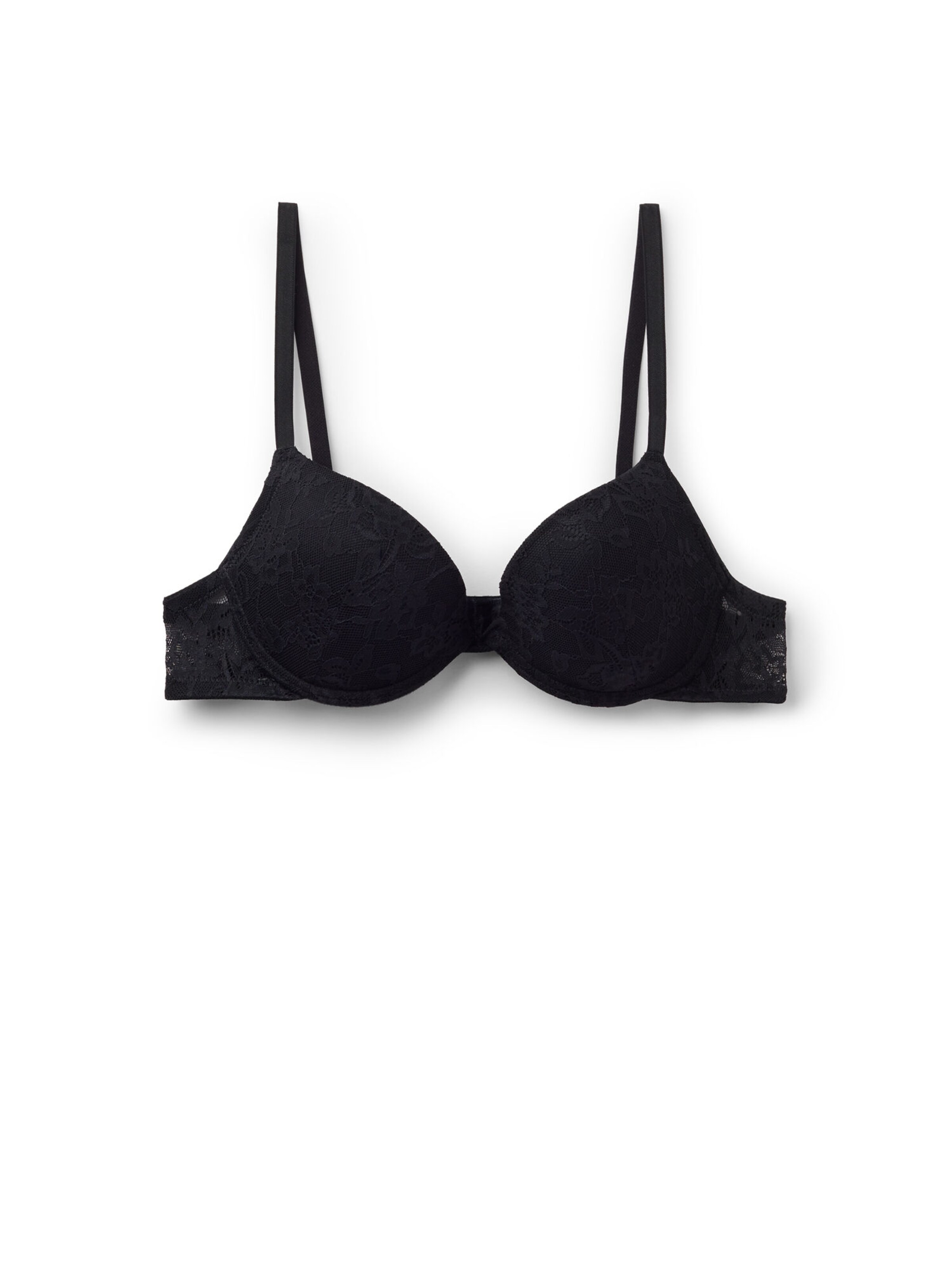 Tezenis Push-up Bra 'Los Angeles' in Black: front