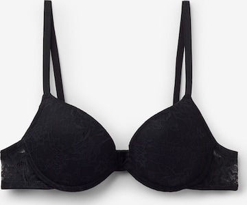 Tezenis Push-up Bra 'Los Angeles' in Black: front