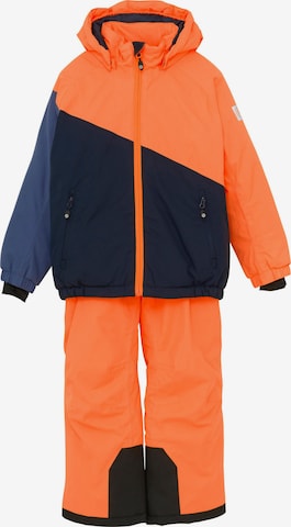 COLOR KIDS Sportanzug in Orange: Vorderseite