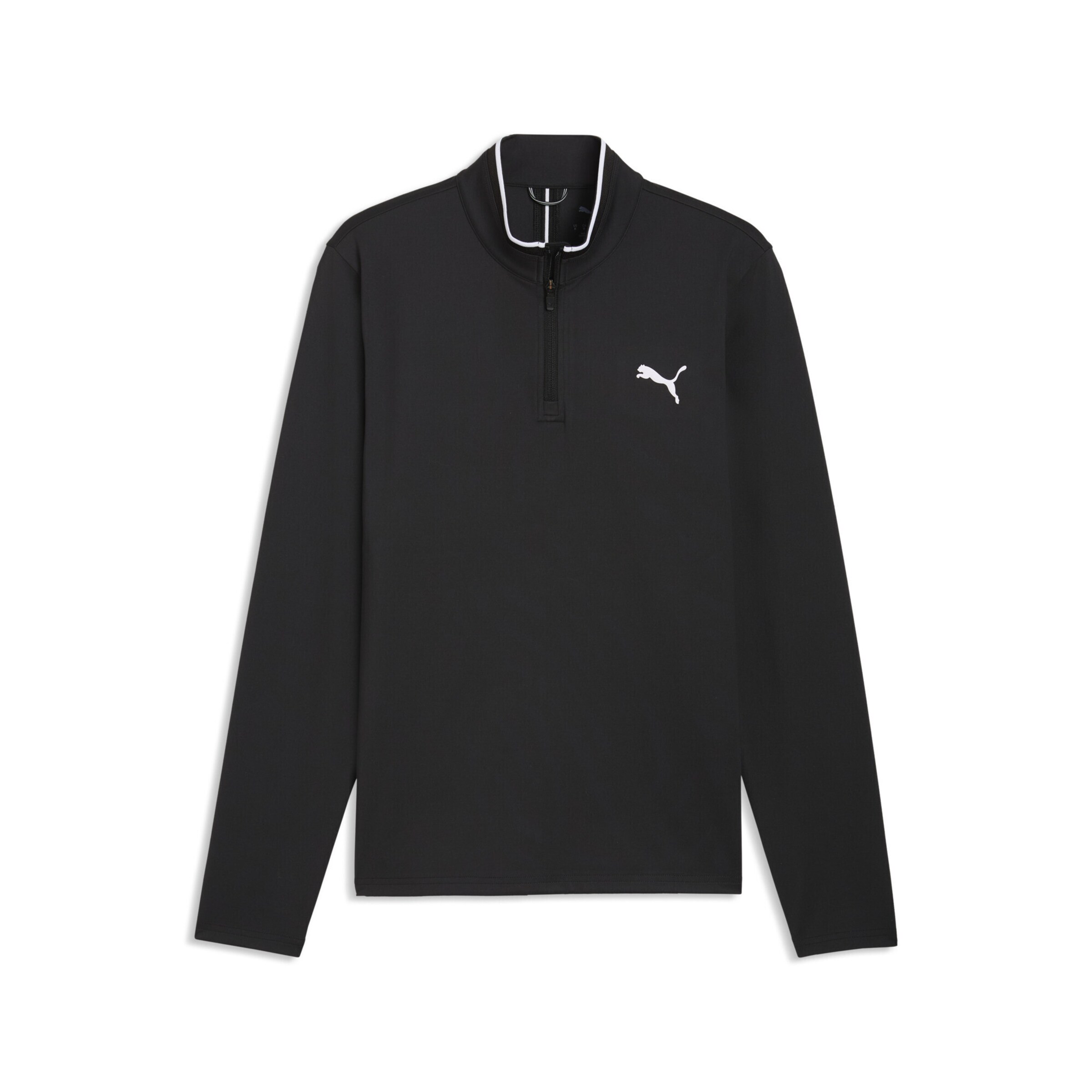 PUMA Sportsweatshirt in Zwart: voorkant