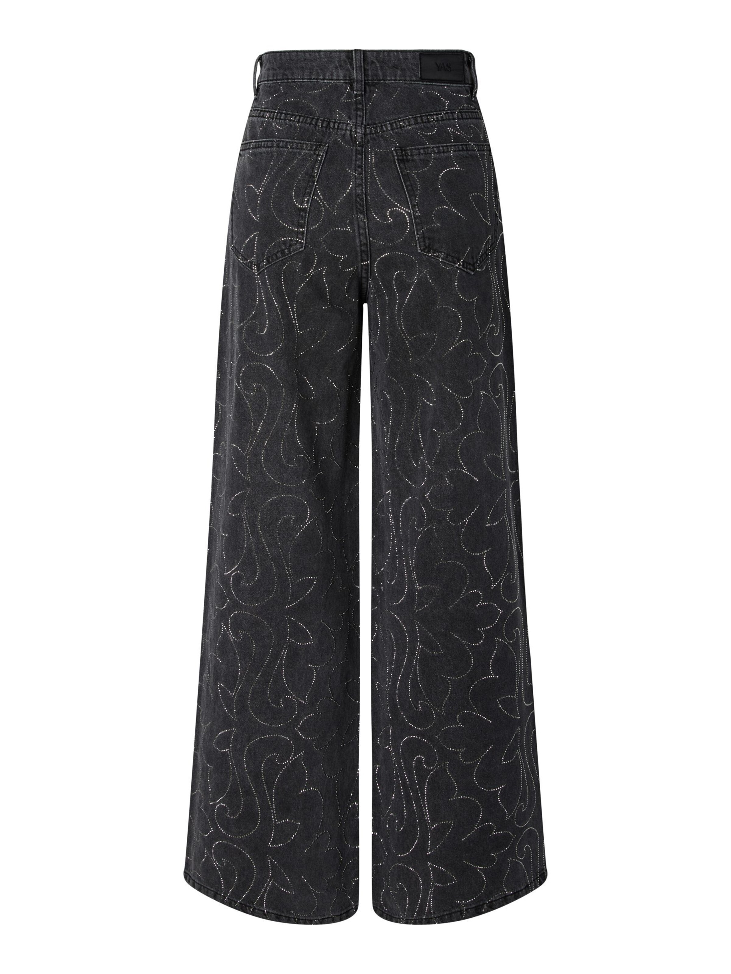 Wide Leg Jean 'BEA' YAS en gris