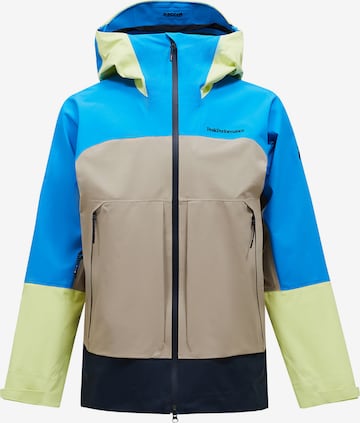 Veste de sport PEAK PERFORMANCE en bleu : devant