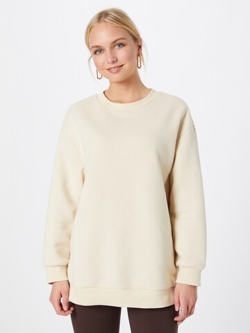 Monki Sweatshirt in Beige: front