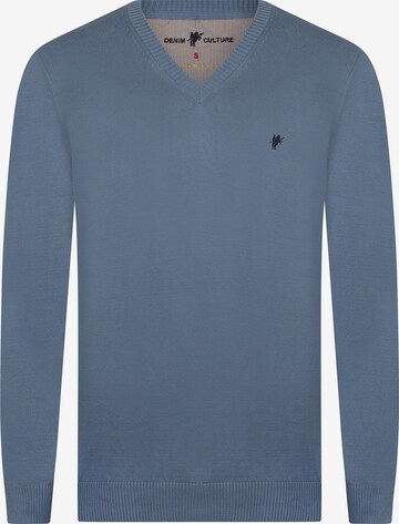 DENIM CULTURE Pullover ' TITO ' in Blau: predná strana