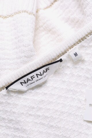 NAF NAF Pullover M in Weiß