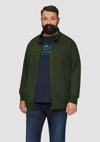 Veste de survêtement s.Oliver en vert : devant