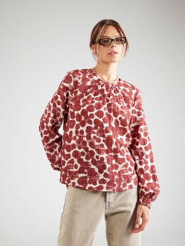 VERO MODA Blouse 'VMPILA SENYA' in Rood: voorkant