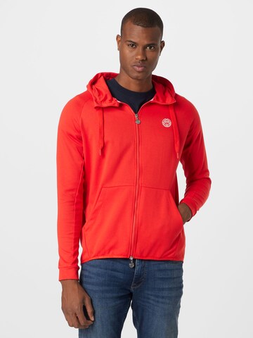 BIDI BADU Sports sweat jacket in Red: front