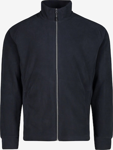 CMP Athletic Fleece Jacket in Black: front