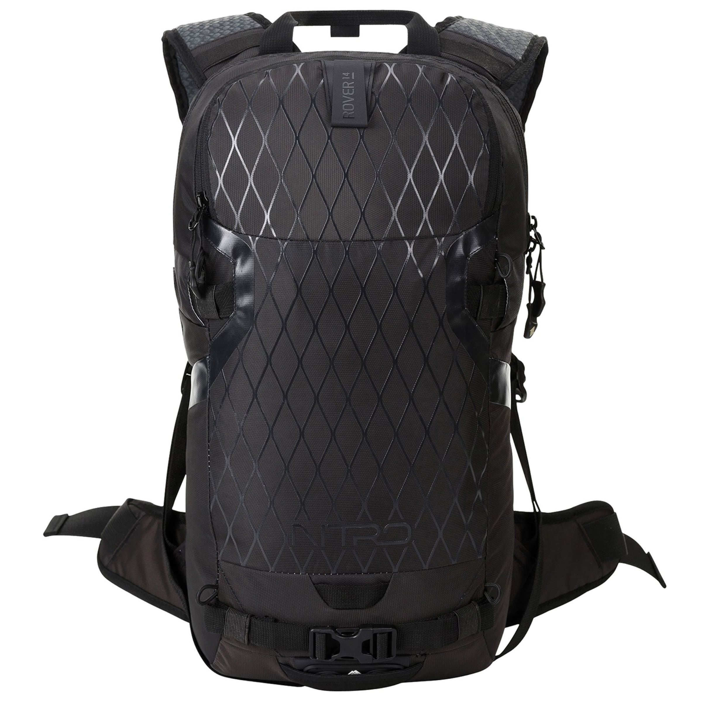 NitroBags Sports Backpack 'Rover 14' in Black: front