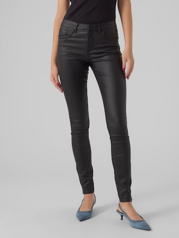 VERO MODA Skinny Pants 'ALIA' in Black: front