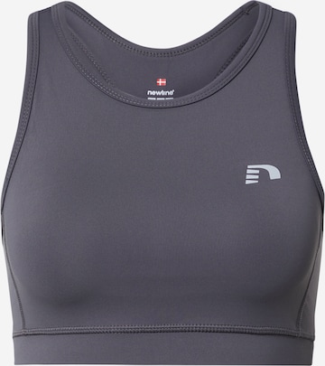 Newline Bustier Sport bh in Grijs: voorkant