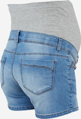 Regular Jeans 'Paso' de la MAMALICIOUS pe albastru