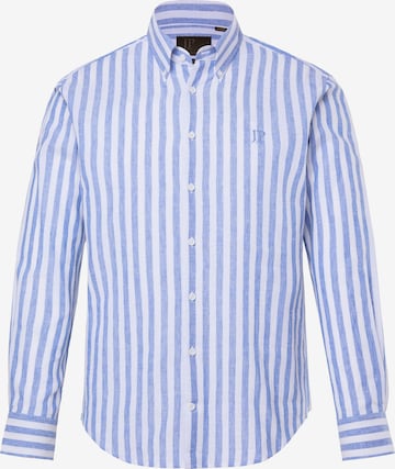 JP1880 Regular Fit Hemd in Blau: Vorderseite