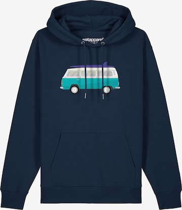 Watapparel Sweatshirt 'California Dream' in Blau: Vorderseite