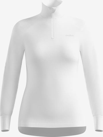 Base Layer 'ACTIVE WARM' ODLO en blanc : devant