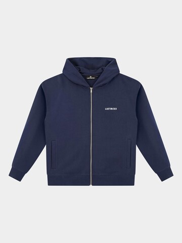 Veste de survêtement 'Last Bucks | Capital Zip Hoodie' Last Bucks en bleu : devant