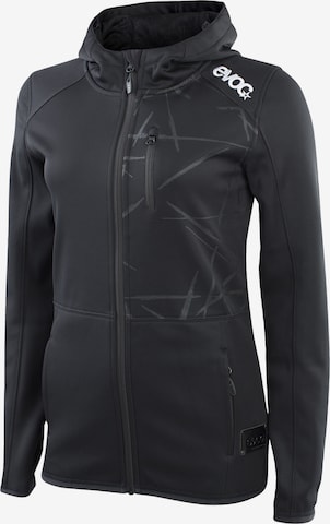 EVOC Jacke 'HOODY' in Schwarz: Vorderseite