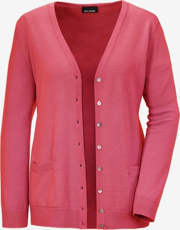 Goldner Gebreid vest in Roze: voorkant