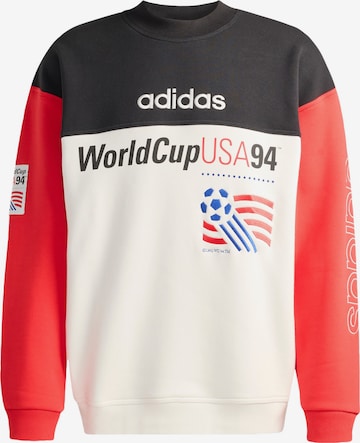 Sweat de sport ADIDAS PERFORMANCE en blanc : devant