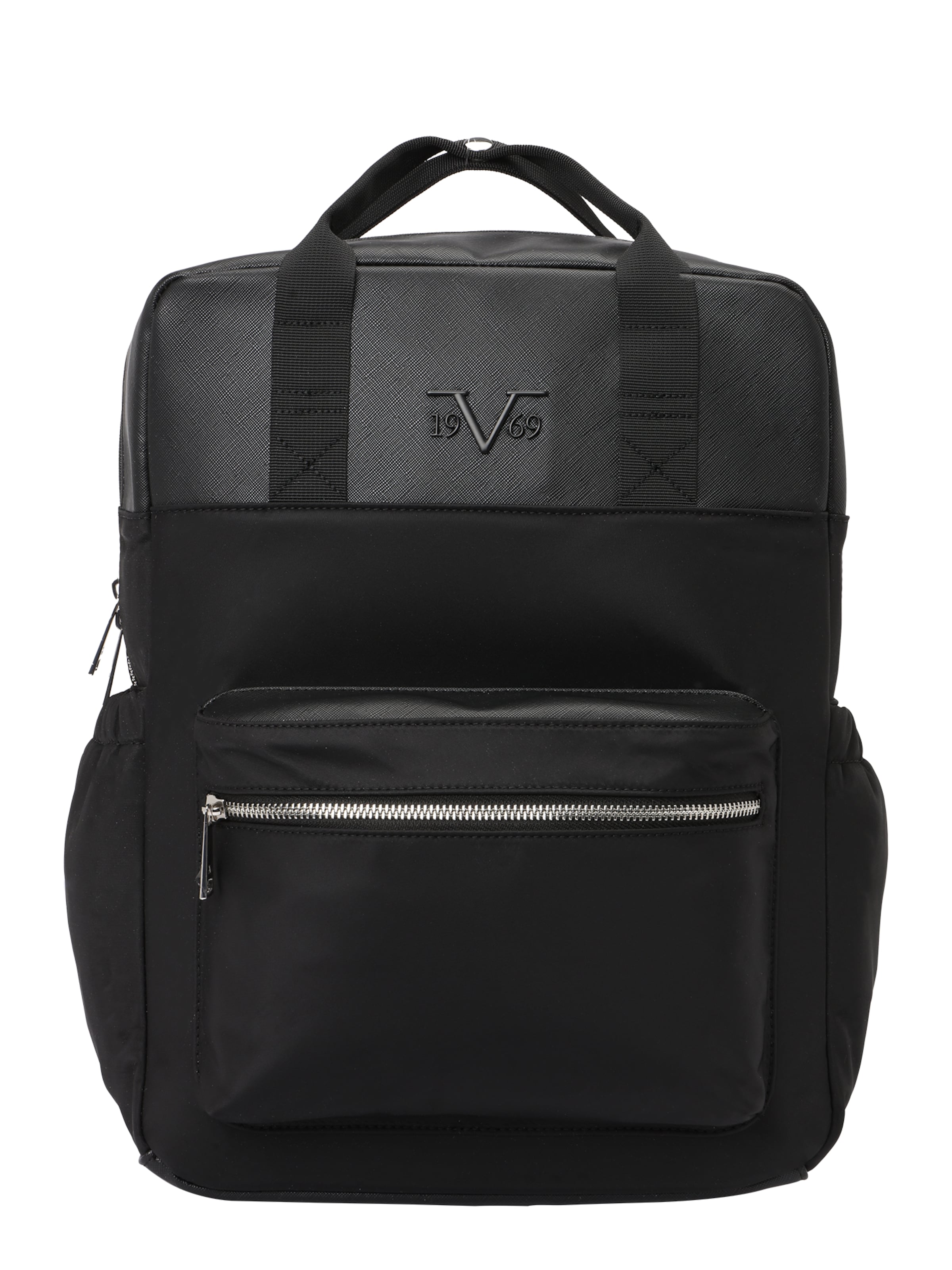 19V69 ITALIA Rugzak 'BARDO by Versace' in Zwart: voorkant