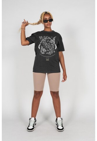 T-shirt oversize 'Paisley x Heavy' MJ Gonzales en gris : devant
